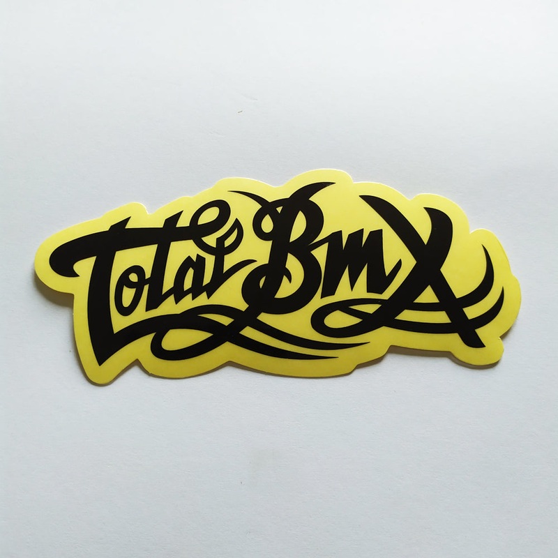 Total Bikes BMX Sticker – “Total BMX” black – 13.5cm across