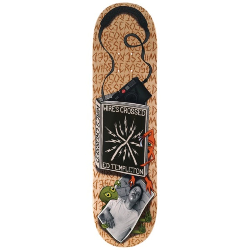 Toy Machine Templeton Wires Crossed 8.25″ Skateboard Deck 8.25″ WB 14.0″