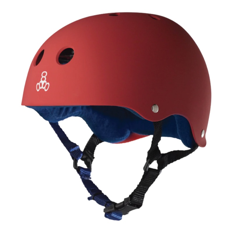 TRIPLE 8 SWEATSAVER HELMET UNITED RED RUBBER S
