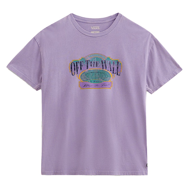 Vans Womens Trailblazen Oversized T Shirt Purple Haze Extra Small