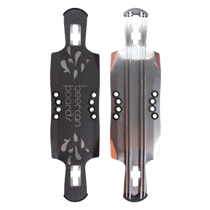 Beercan Chrome 40″ Kegger Drop Through Longboard Deck Deck