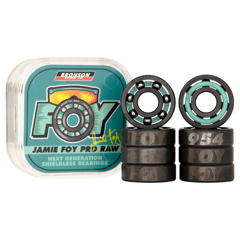 Bronson Speed Co. Jamie Foy Pro Raw Bearings Teal One Size Fits All