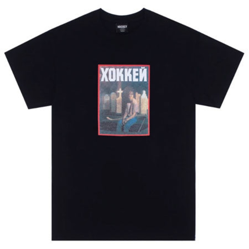 Hockey Nik Stain T Shirt Black Small