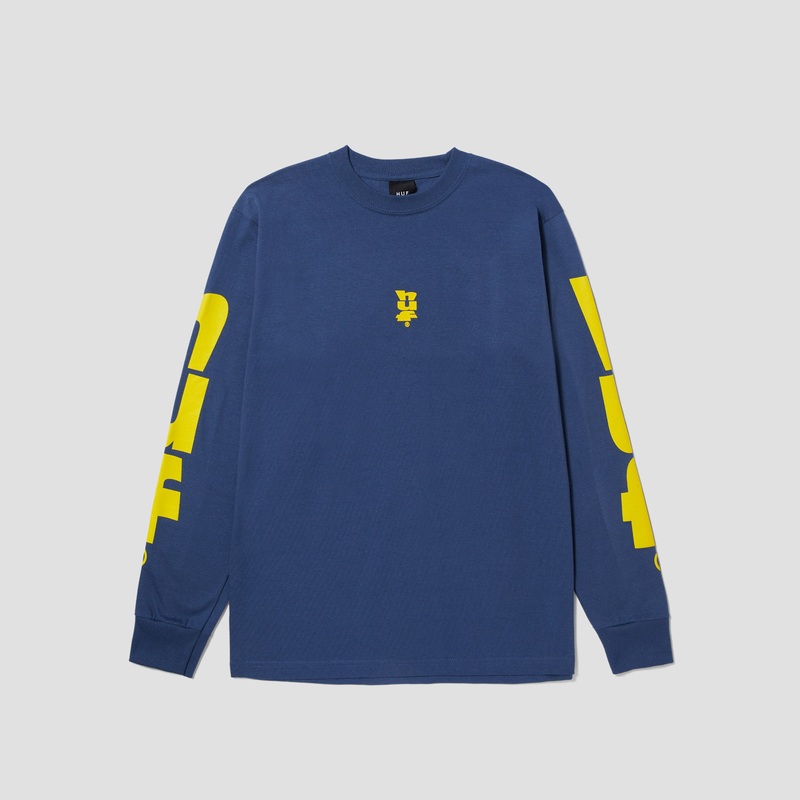 HUF Megablast Stretch Longsleeve T-Shirt Twilight Small