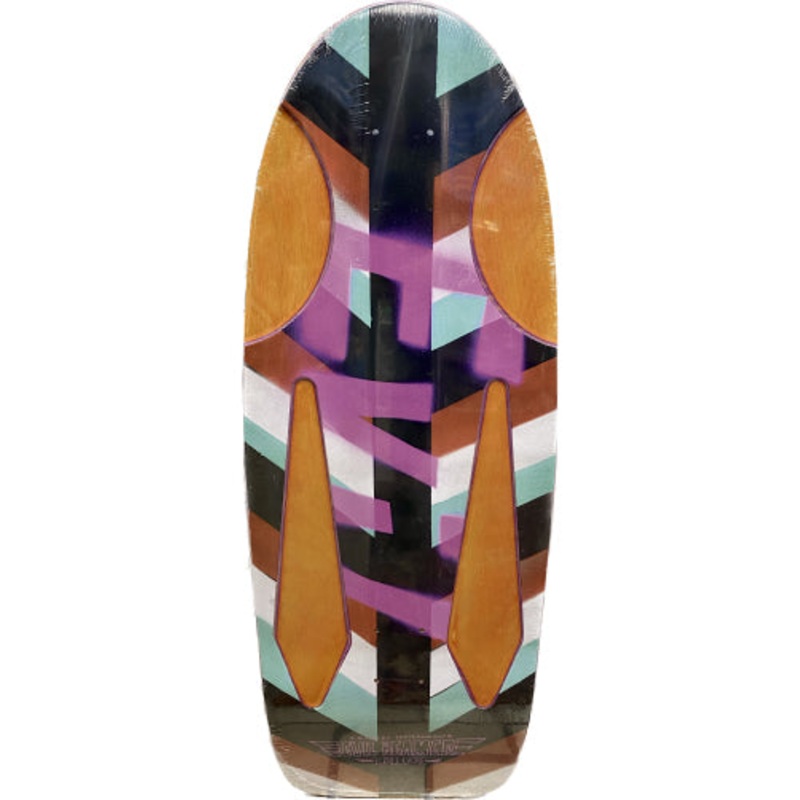 Krooked Mark Gonzales Evil Beamer Coupe Skateboard Deck Orange Veneer 10.75″ 10.75″