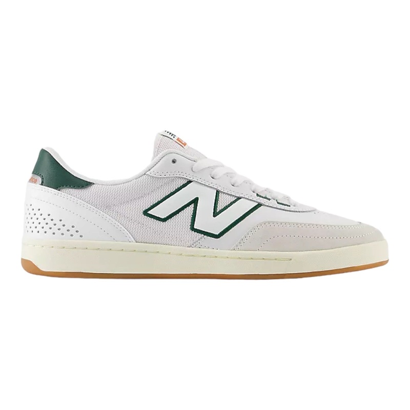 New Balance Numeric 440 V2 WGR White with forest green 9