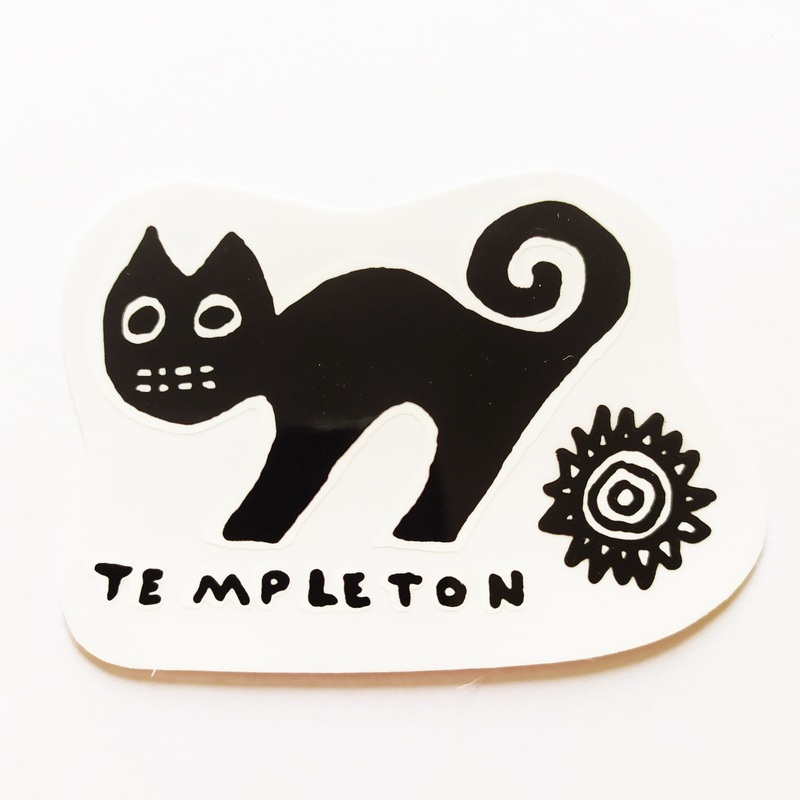 New Deal Official Reissue Skateboard Sticker – Ed Templeton Cat