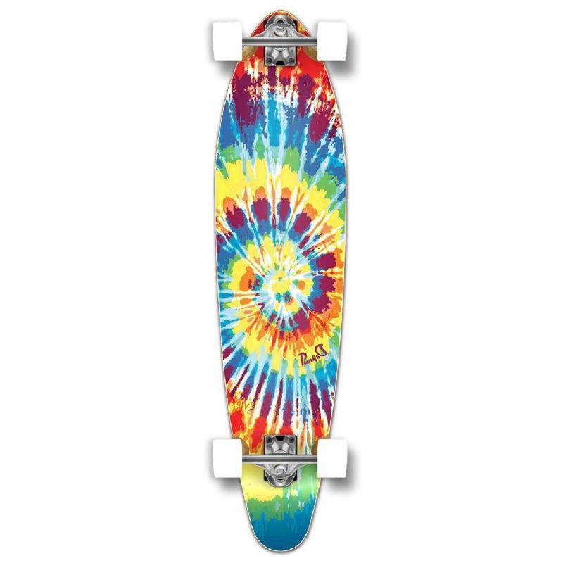 Punked Kicktail Tiedye Original Longboard Complete Complete