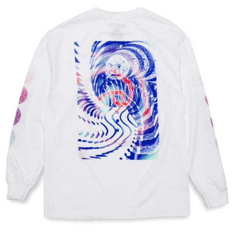Quartersnacks Trippy Long Sleeve T Shirt White Small