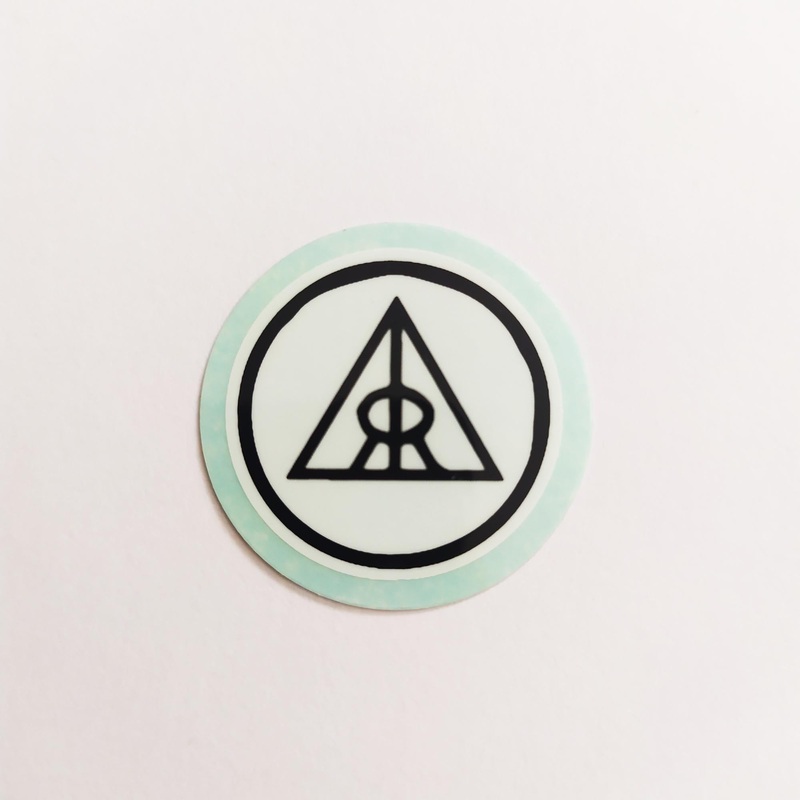 Relic BMX Sticker – White/Black