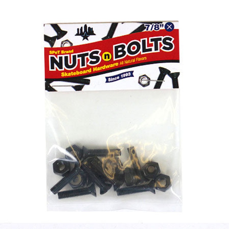 Skatepark of Tampa Nuts N’ Bolts 7/8″ Phillips Hardware Black 7/8″