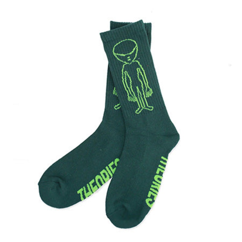 Theories Classifications Crew Socks Forest One size fits all