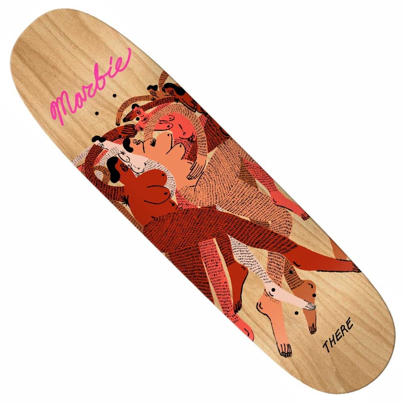 There Deck Marbie Around 8.5×32