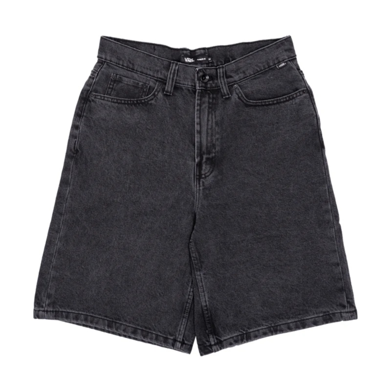 Vans Check-5 Baggy Denim Shorts Washed Black 32