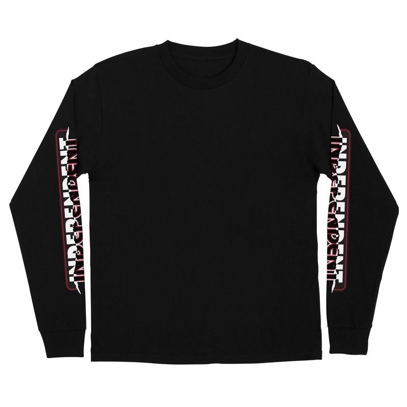Barhouse Mens Independent Longsleeve T-Shirt Black S