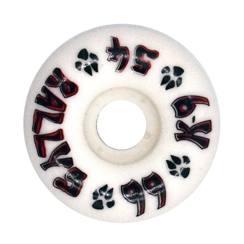 DogTown K-9 Rallys Wheels – 54mm x 99a – White 54mm