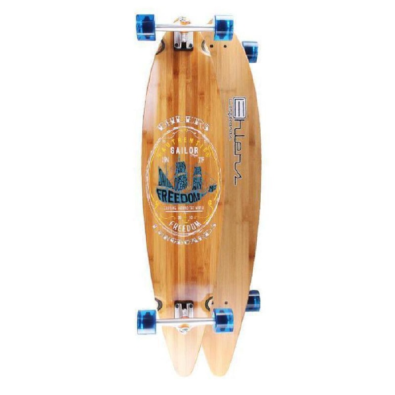 Ehlers Sailor 44″ Bamboo Pintail Longboard Complete