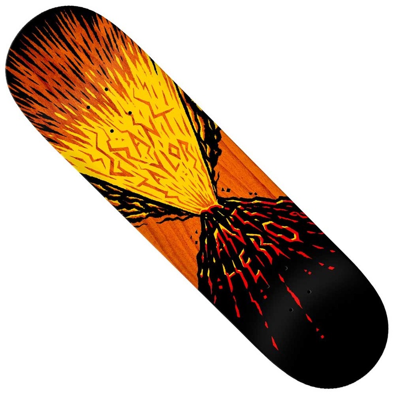Grant GT Basalt Construction DBX 8.38×31.85 Volcano Anti Hero Skateboard Deck