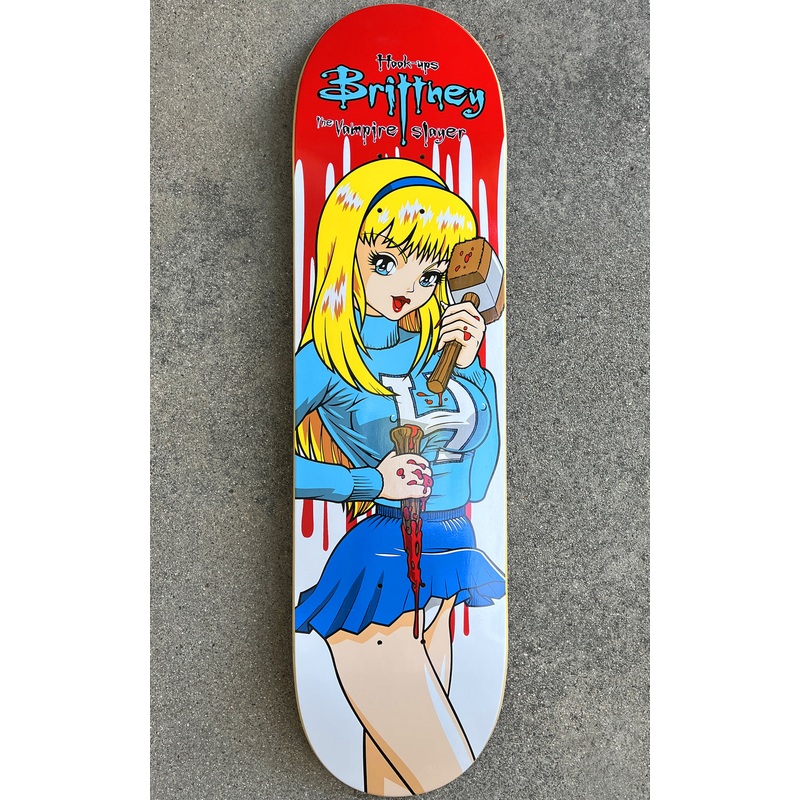 Hook Ups Brittney The Vampire Slayer 8.25″ Skateboard Deck
