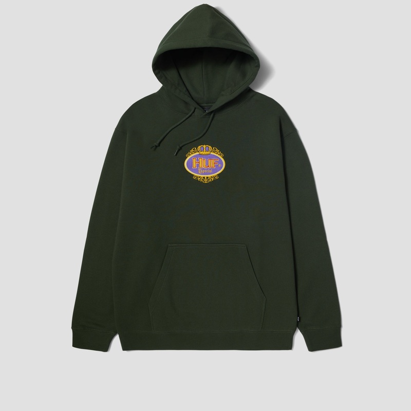 HUF Especial Pullover Hood Hunter Green Small