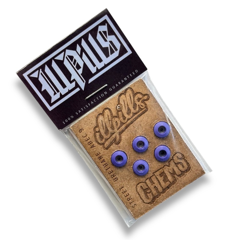 ILLPILLS Purple Urethane Fingerboard Wheels (Choose Size) Street