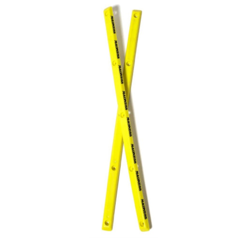 Madness Extremely Foolish Behavior Repeat Neon Yellow Slider Skate Rails
