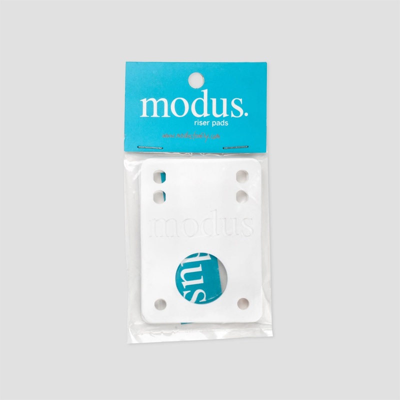 Modus Skateboard Riser Pads White