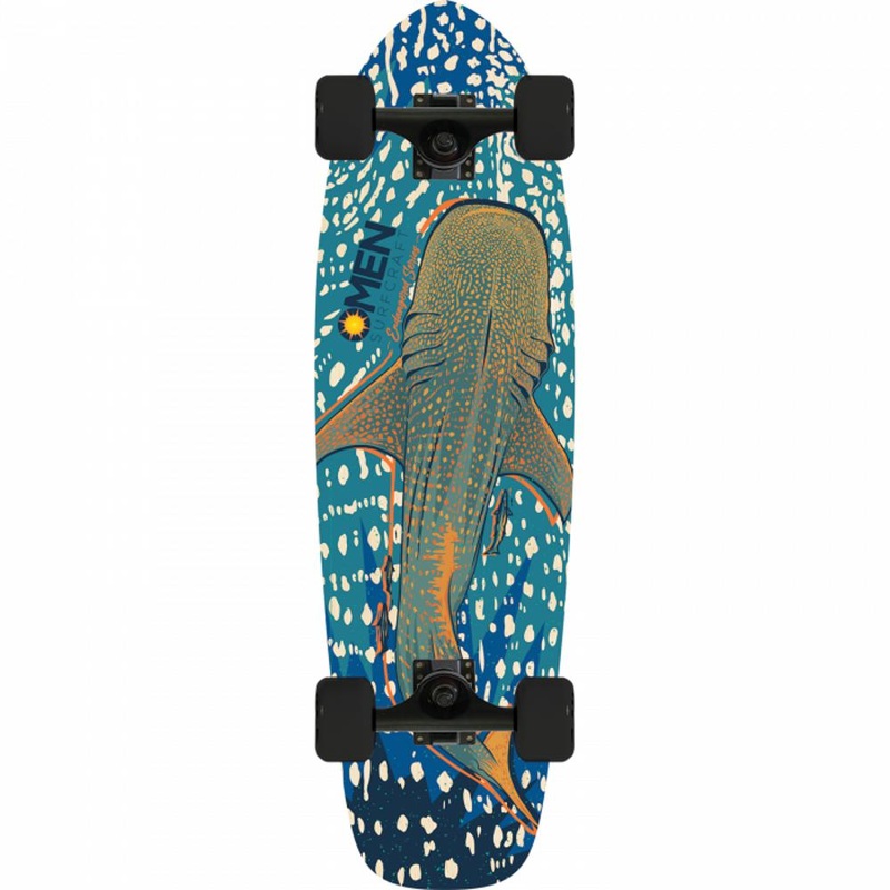 Omen Whale Shark | Endangered Series 29″ Cruiser Longboard Complete