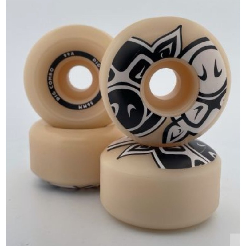 Pig Skateboard Wheels Combos – 54mm 99a – NATURAL