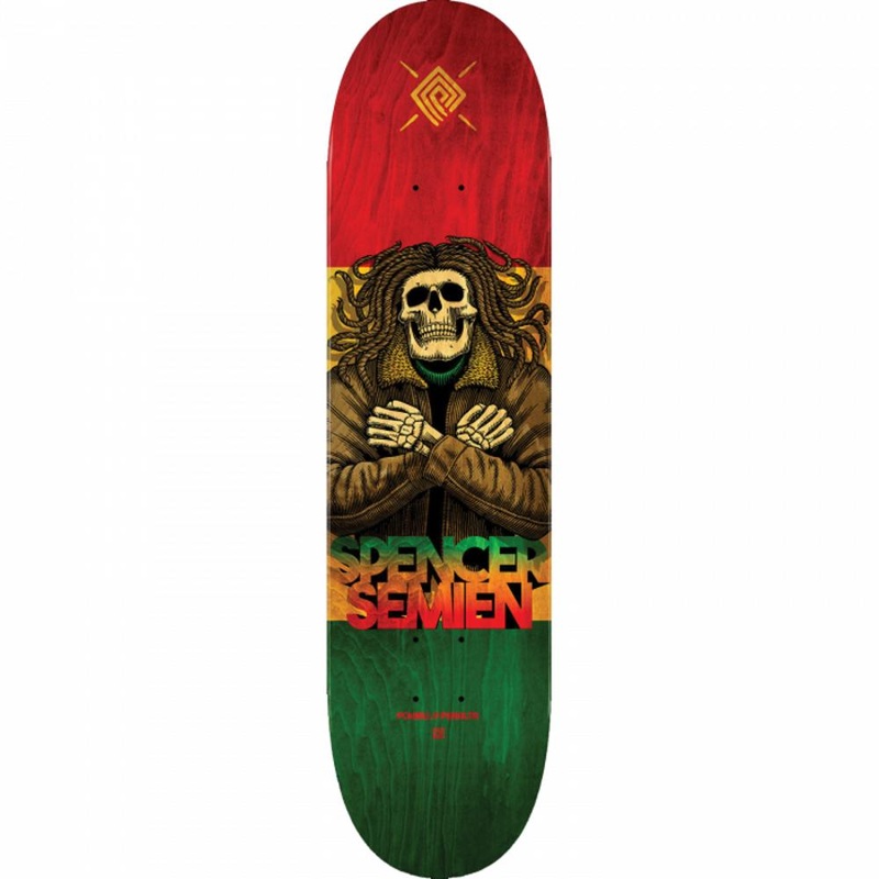 Powell Peralta Semien Dread 8.0″ Rasta Skateboard Deck