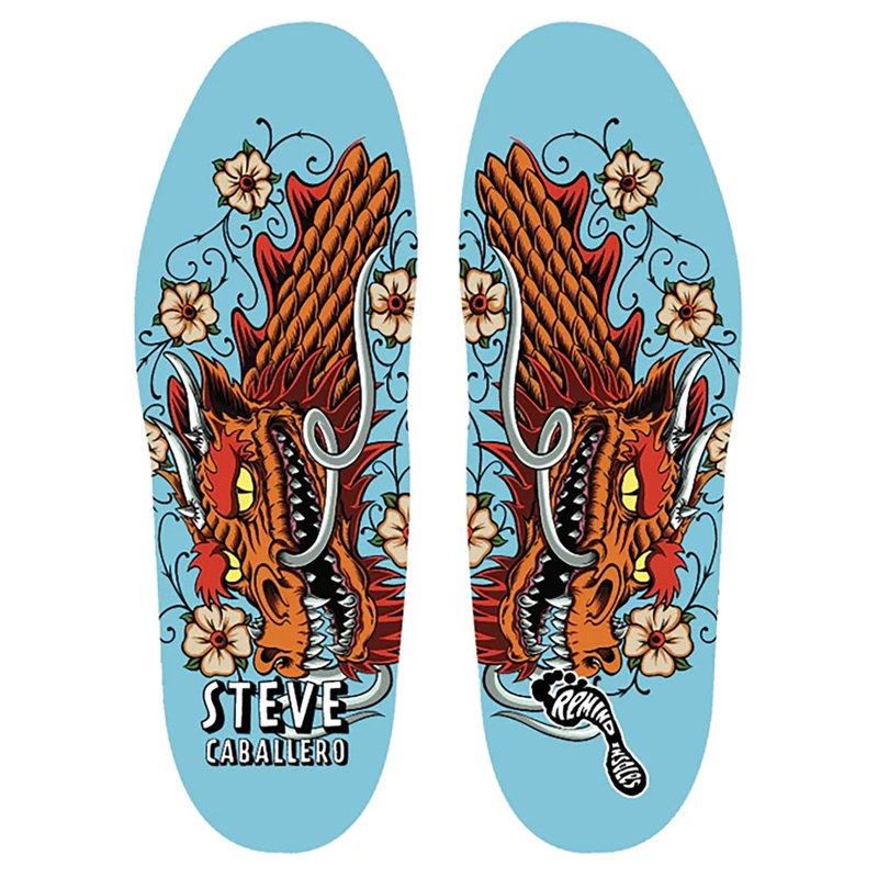 Remind Cush Impact 6mm High Arch Steve Caballero Insoles 8-8.5