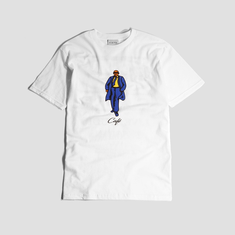 Skateboard Cafe Suited T-Shirt White Small