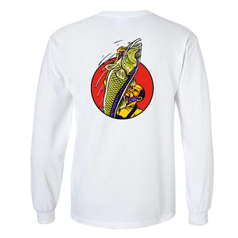 Strangelove Fisherman Long Sleeve T Shirt White Small