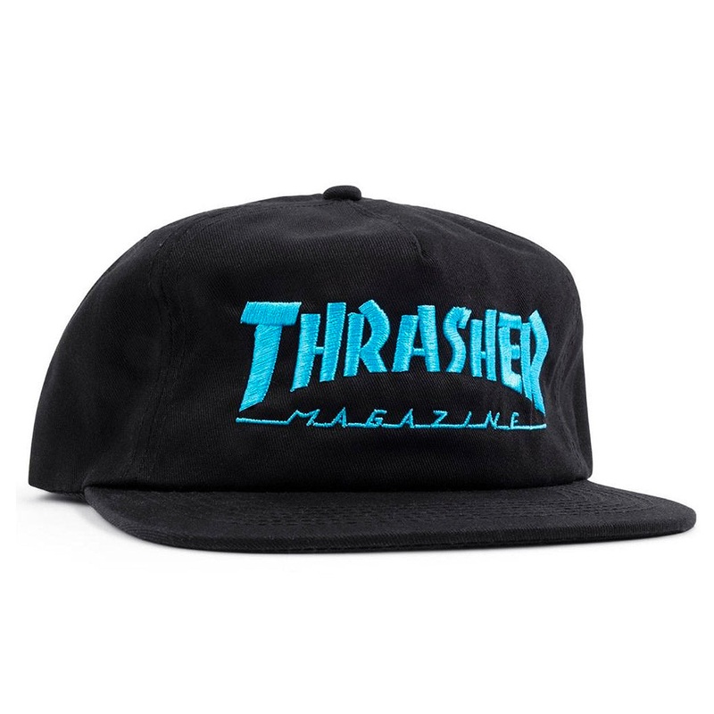 Thrasher Snapback Skate Mag Logo Cap – Blue / Black