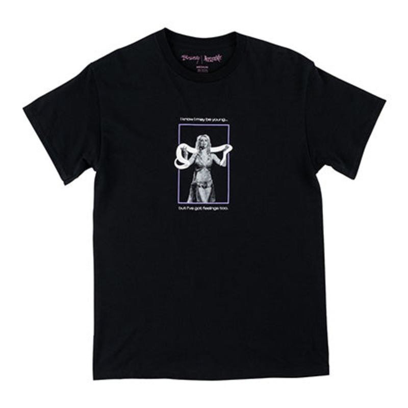 Welcome Skateboards Britney Spears Princess T Shirt Black Small