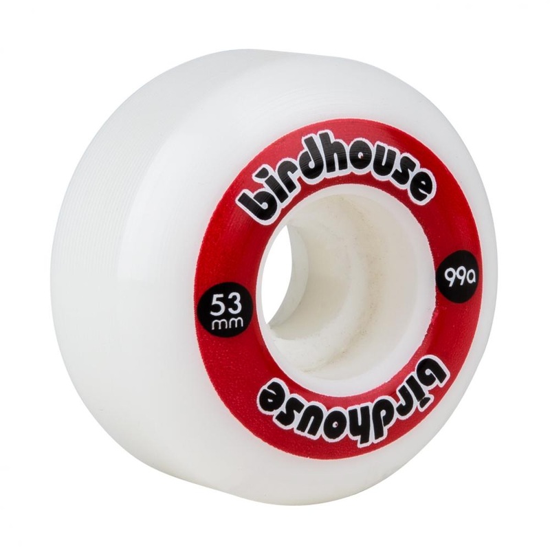 Birdhouse – 53mm – Logo Wheels 99a – White 53mm 99