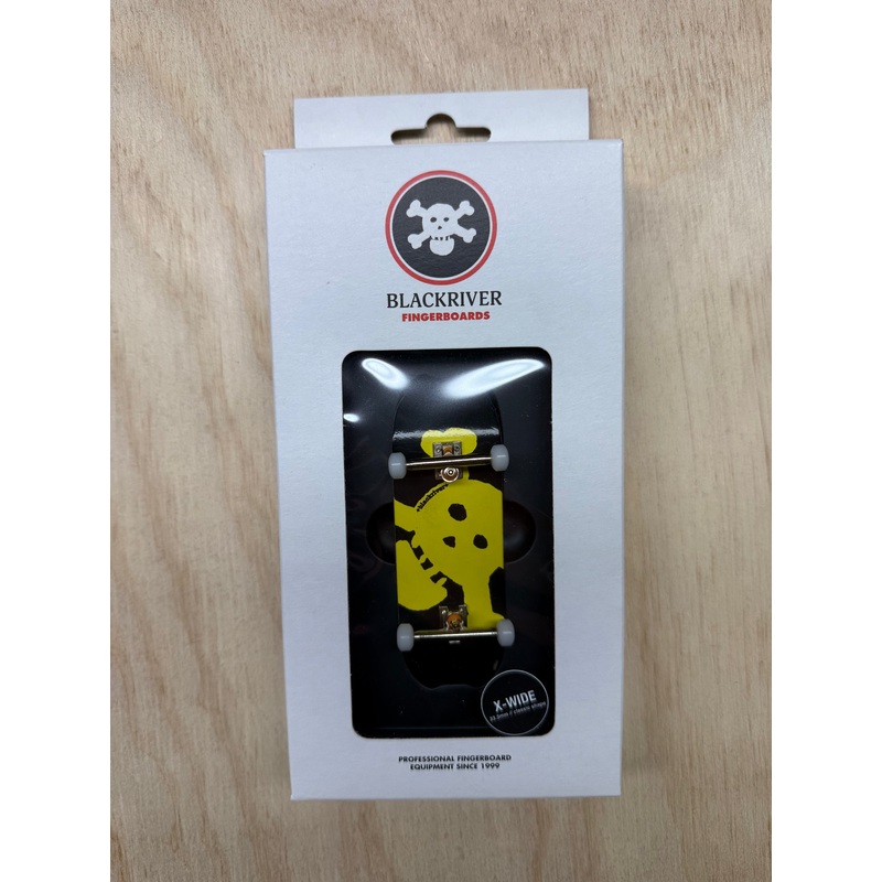 Blackriver Pro Complete Fingerboard – New Skull Yellow 33.3mm