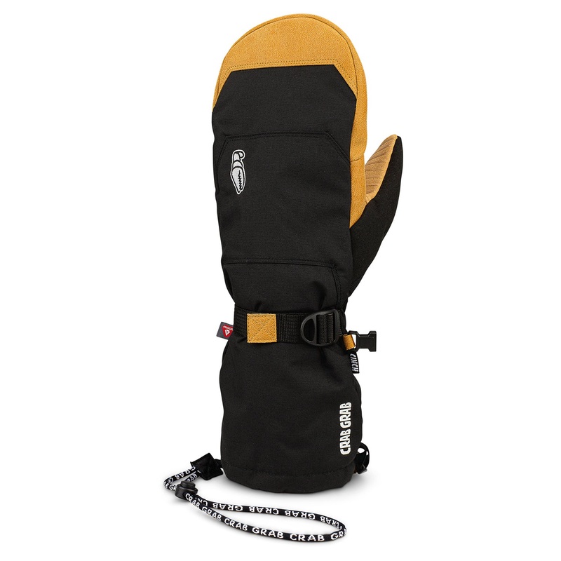 Crab Grab Cinch Mitt Black and Tan MD