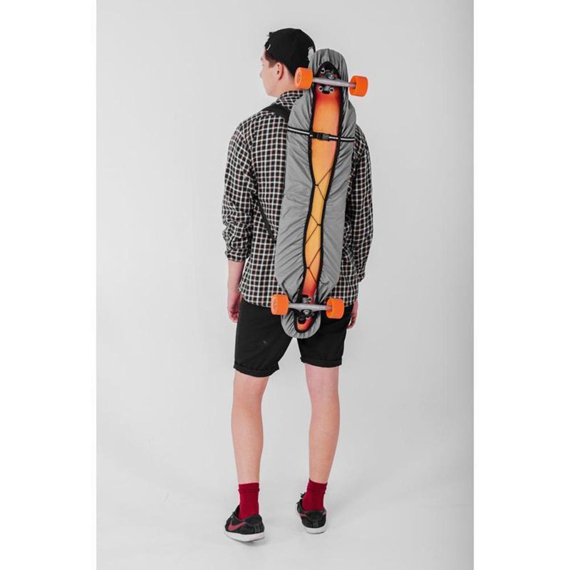 Easy Hands Free Carrying Solution for Longboards Small 24″- 32″
