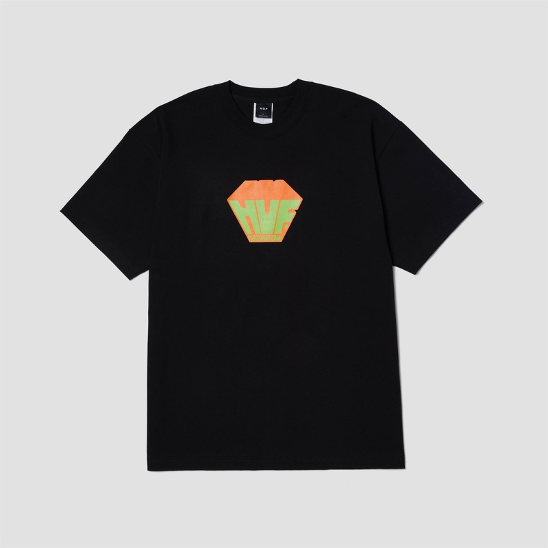 HUF Big Block Shortsleeve T-Shirt Black Small