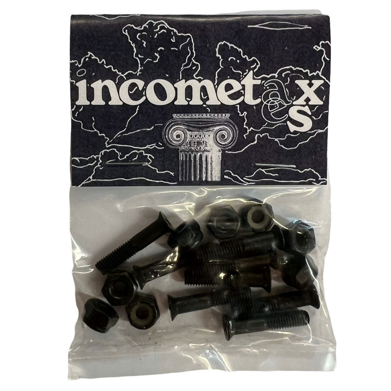 Income Taxes Skateboard Hardware Black 1 Inch Phillips