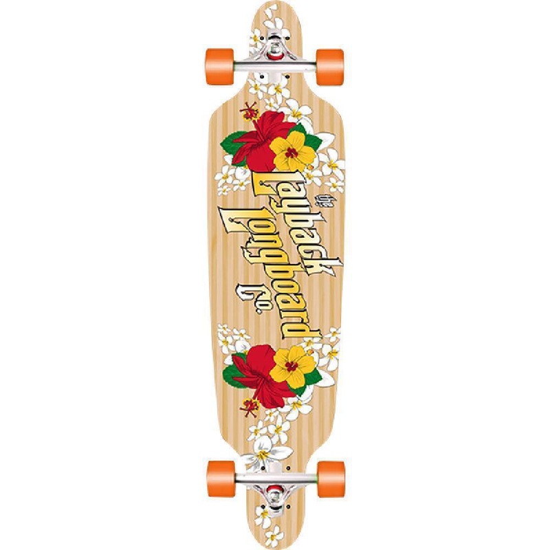 Layback Wahini 39″ Bamboo Drop Through Longboard Complete