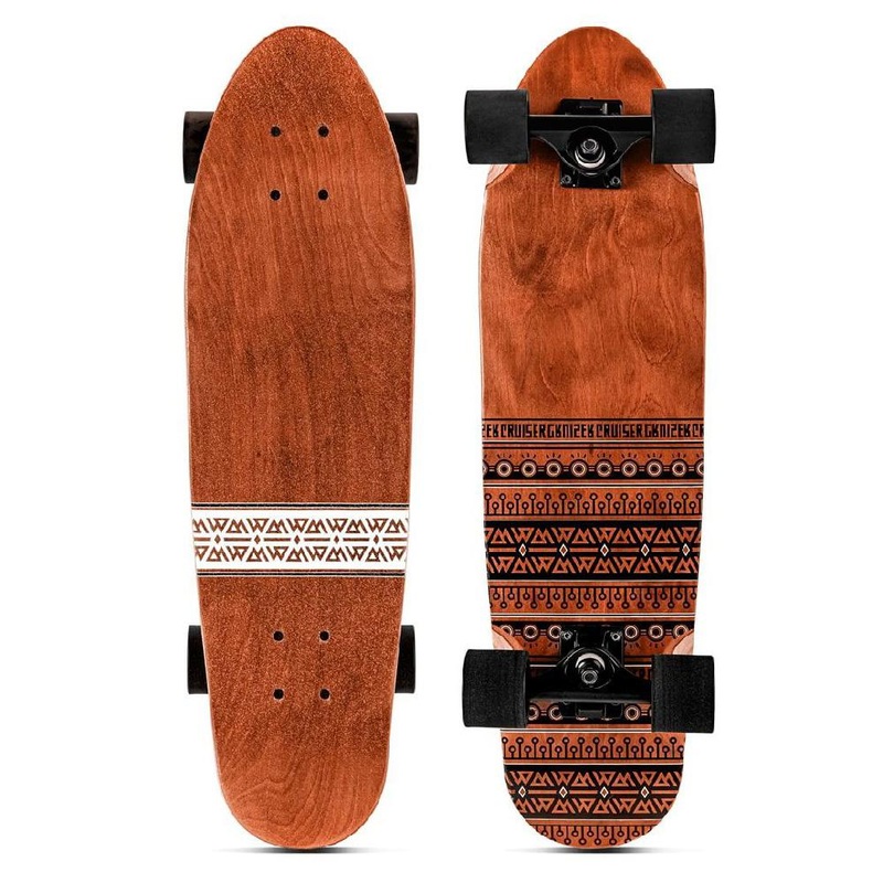Magneto 27″ Tribal Mini Cruiser Skateboard Longboard Complete