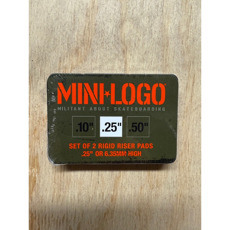 Mini Logo Riser Pads .25″