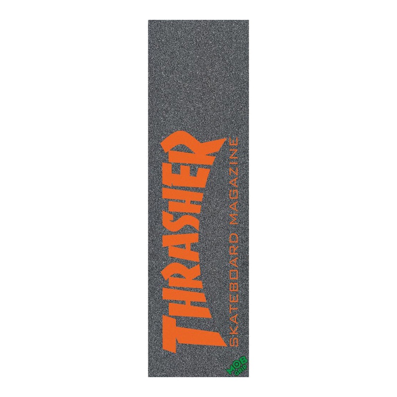 Mob 33 x 9″ Thrasher Griptape Sheet – Black / Orange