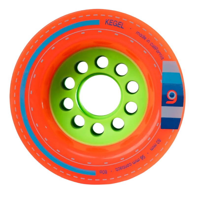 Orangatang Kegel Wheels Orange 80MM 80A 80mm