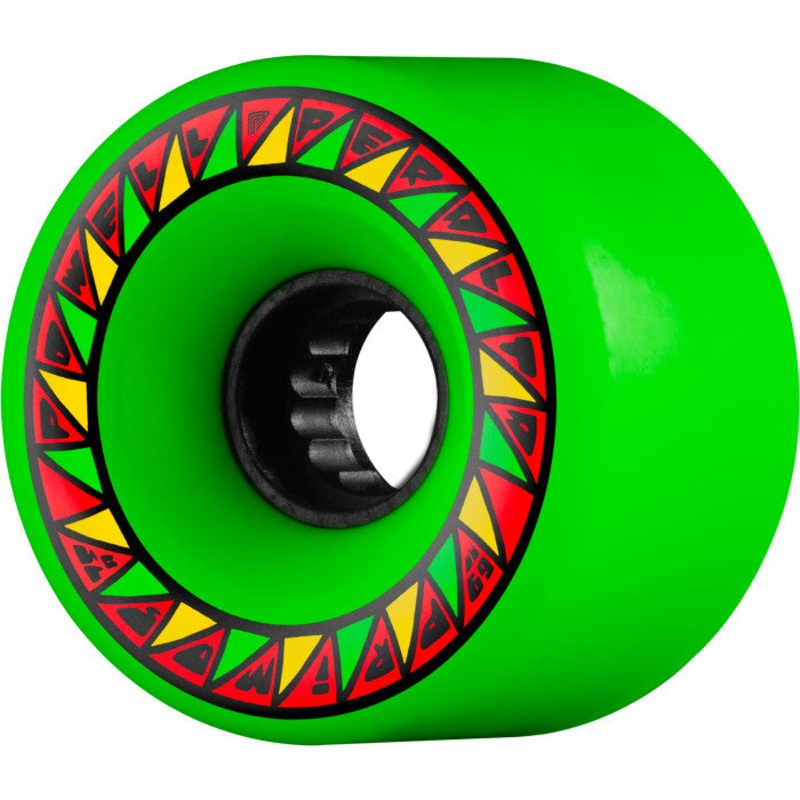 POWELL PERALTA PRIMO GREEN 75a 69mm SKATEBOARD WHEELS