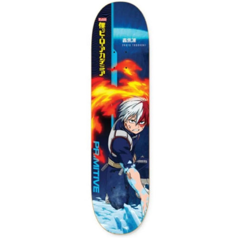 Primitive X My Hero Academia Shoto Todorki Skateboard Deck 8.125″ 8.125″
