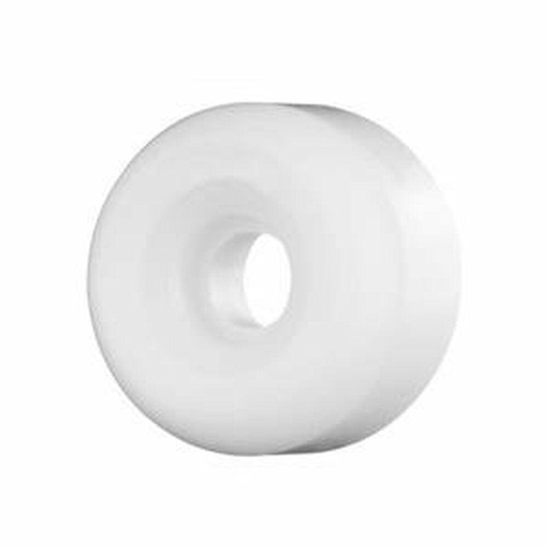 Punked White Blank 54mm/99a Skateboard Wheels