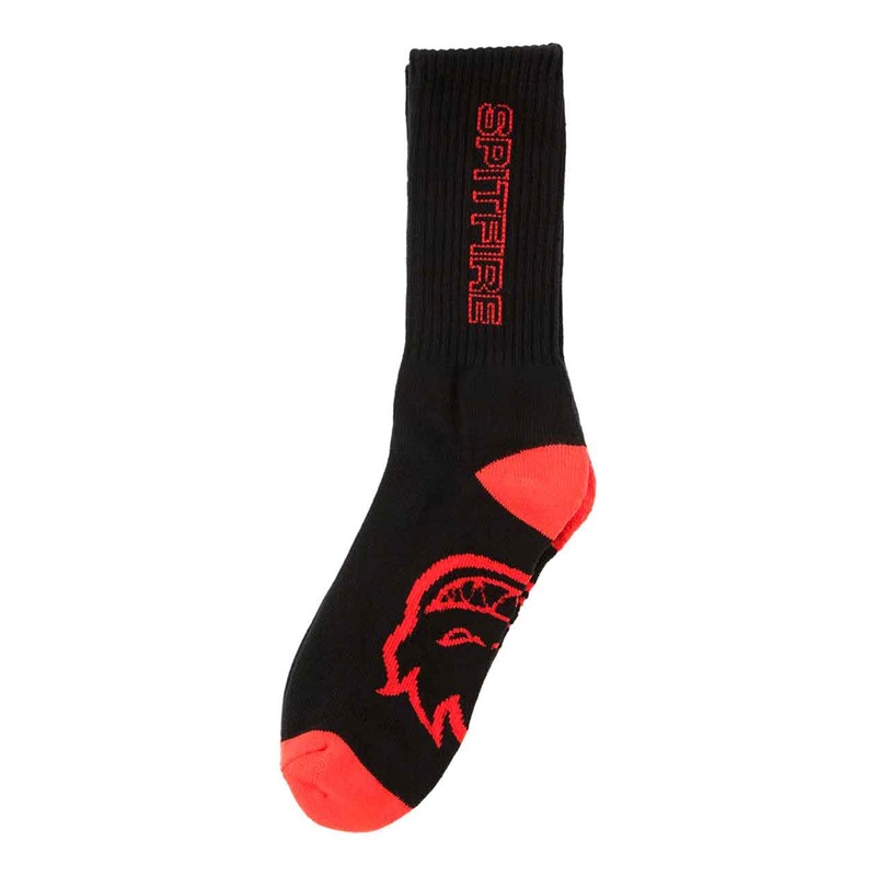 Spitfire Classic 87′ Sock 3-Pack – Black / Red